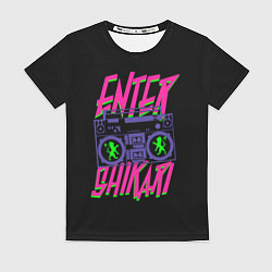 Футболка женская Enter Shikari BoomBox, цвет: 3D-принт