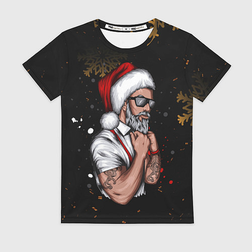 Женская футболка Сантамэн / 3D-принт – фото 1