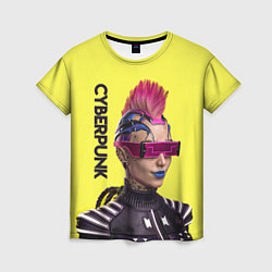 Женская футболка Cyberpunk Панк