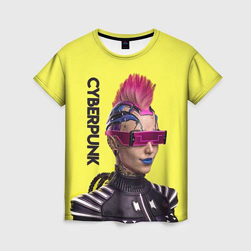 Женская футболка Cyberpunk Панк / 3D-принт – фото 1