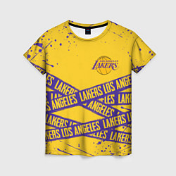 Футболка женская LAKERS SPORT LINE STYLE NBA, цвет: 3D-принт