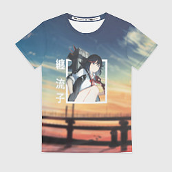 Футболка женская Убей или умри Kill la Kill, Рюко Матой, цвет: 3D-принт