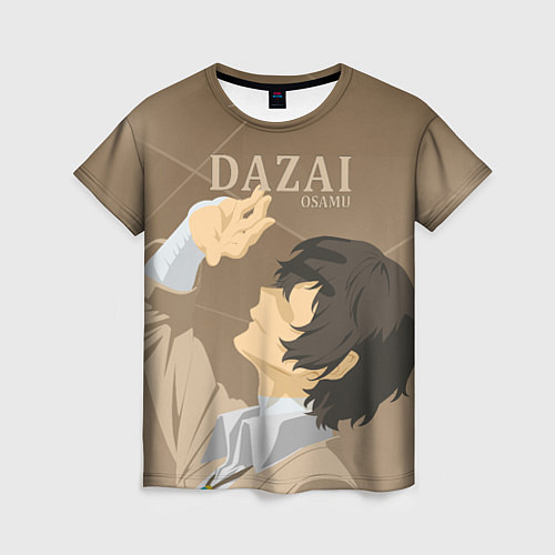 Женская футболка Дазай Осаму Dazai Osamu, bungou stray dogs образ / 3D-принт – фото 1