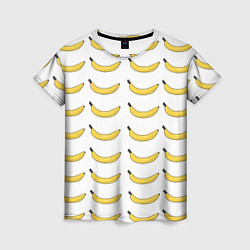 Женская футболка Крупный Банановый рай