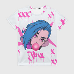 Футболка женская Bubble-Gum Jinx, цвет: 3D-принт