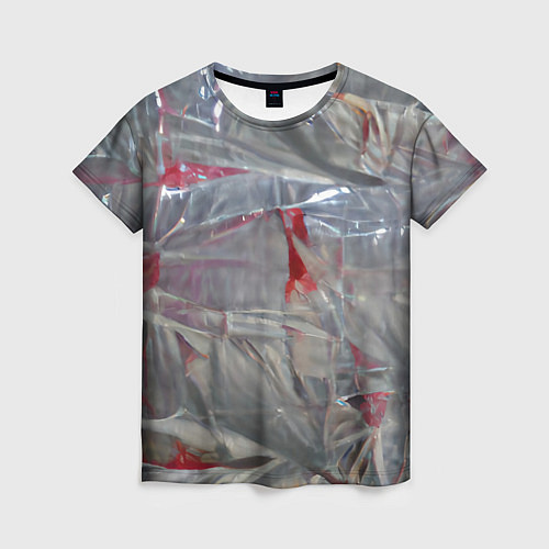 Женская футболка Кровавая пленка / 3D-принт – фото 1
