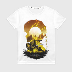 Женская футболка Зенитцу Клинок демонов