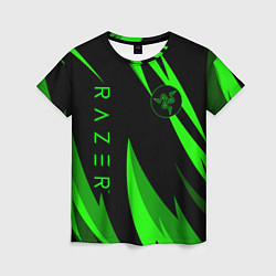 Женская футболка RAZER GREEN