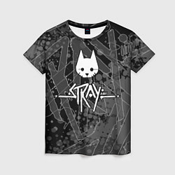 Футболка женская Stray кот бродяга, цвет: 3D-принт