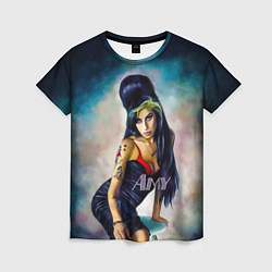 Футболка женская Amy Jade Winehouse, цвет: 3D-принт