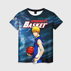 Футболка женская Kuroko no Basuke, Kise Ryota Рёта Кисе, цвет: 3D-принт