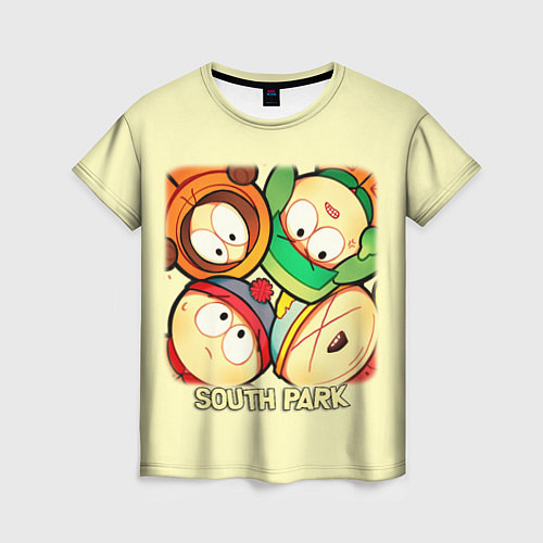 Женская футболка Персонажи Южный парк South Park / 3D-принт – фото 1