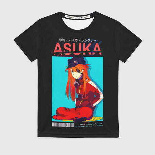 Женская футболка Asuka - Neon Genesis Evangelion / 3D-принт – фото 1