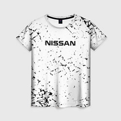 Женская футболка Nissan ниссан