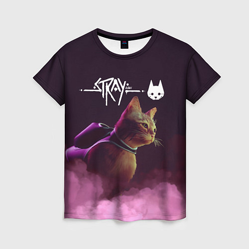 Женская футболка Stray / 3D-принт – фото 1