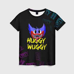 Футболка женская HUGGY WUGGY PATTERN, цвет: 3D-принт