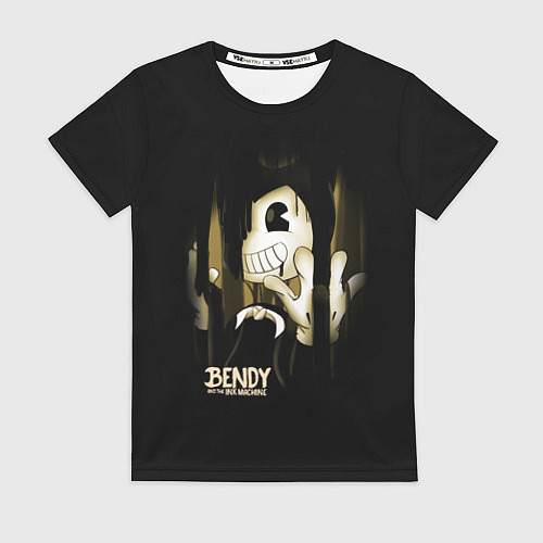 Женская футболка Bendy And The Ink Machine подтеки / 3D-принт – фото 1
