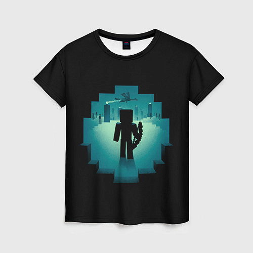Женская футболка Выход из пещеры / 3D-принт – фото 1