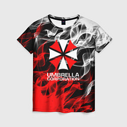 Футболка женская Umbrella Corporation Fire, цвет: 3D-принт