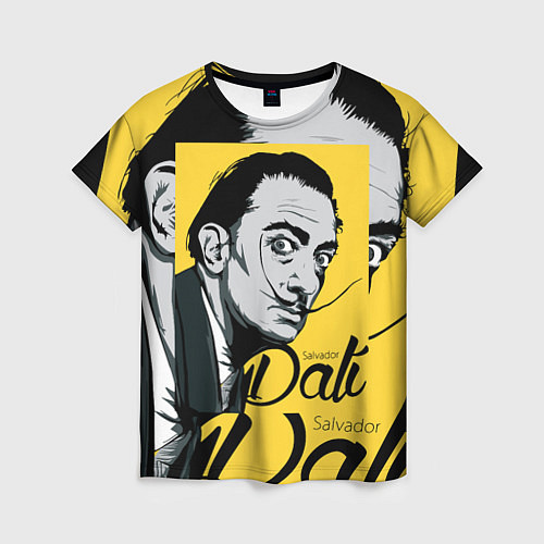 Женская футболка Сальвадор Дали Salvador Dali / 3D-принт – фото 1