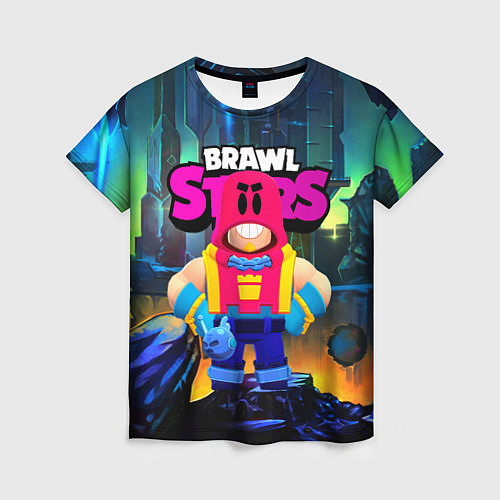 Женская футболка GROM SPACE BRAWL STARS / 3D-принт – фото 1