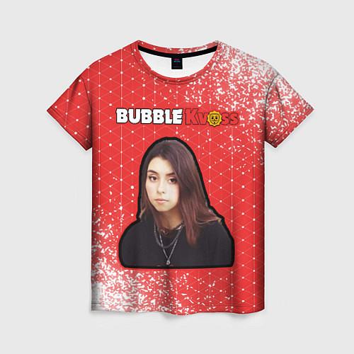 Женская футболка BUBBLE KVASS - ДОРА Арт / 3D-принт – фото 1