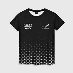 Футболка женская Audi, Ауди, Звезды, цвет: 3D-принт