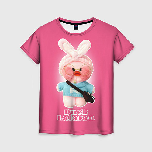 Женская футболка Duck Lalafan утёнок Лалафанфан / 3D-принт – фото 1