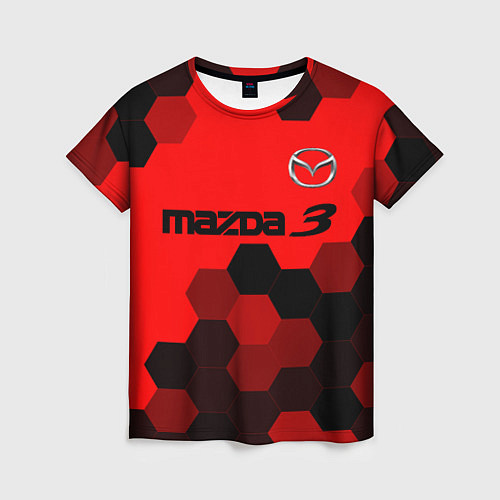 Женская футболка MAZDA 3 Графика / 3D-принт – фото 1