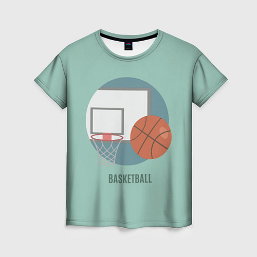 Женская футболка Basketball Спорт / 3D-принт – фото 1