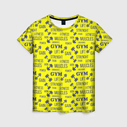 Женская футболка GYM Спортзал