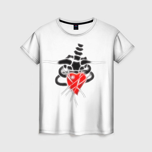 Женская футболка Alien Heart W-01 / 3D-принт – фото 1