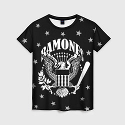 Женская футболка Ramones Рамонес