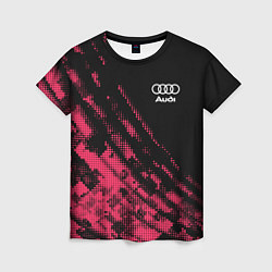 Женская футболка Audi Текстура