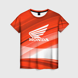 Футболка женская Honda logo auto, цвет: 3D-принт