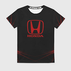 Футболка женская Honda - Тонкие линии, цвет: 3D-принт
