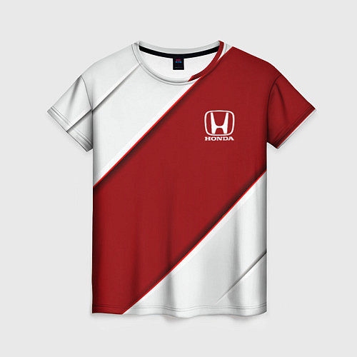 Женская футболка Honda - Red sport / 3D-принт – фото 1