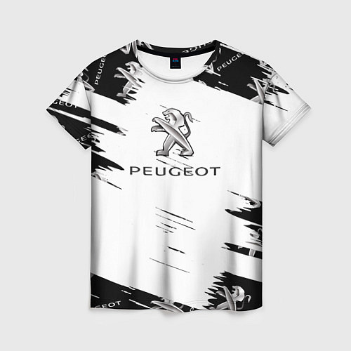 Женская футболка Peugeot Auto Бренд / 3D-принт – фото 1
