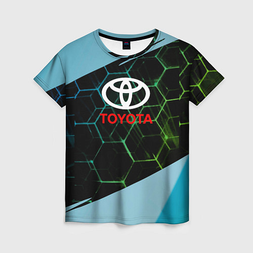 Женская футболка TOYOTA класс авто / 3D-принт – фото 1