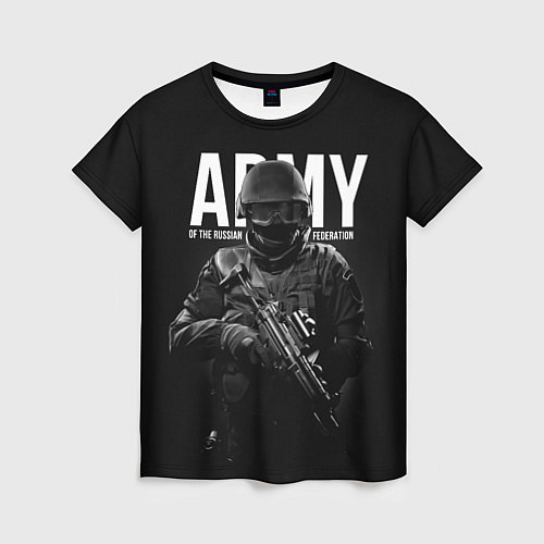 Женская футболка ARMY RF / 3D-принт – фото 1