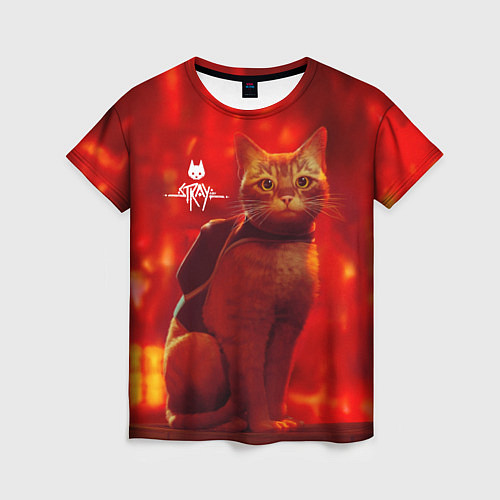 Женская футболка The Stray / 3D-принт – фото 1