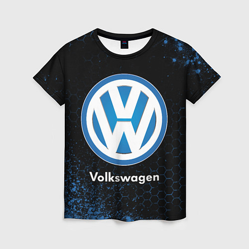 Женская футболка Volkswagen - Объемный / 3D-принт – фото 1