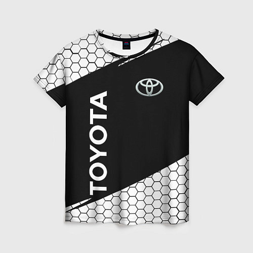Женская футболка Toyota Sport соты / 3D-принт – фото 1