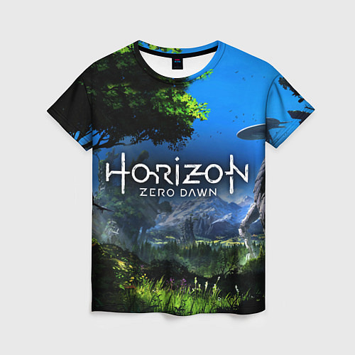 Женская футболка Horizon Zero Dawn Топ / 3D-принт – фото 1
