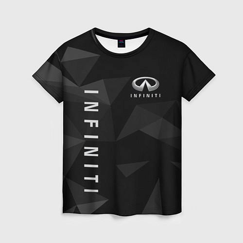 Женская футболка Infiniti Инфинити / 3D-принт – фото 1