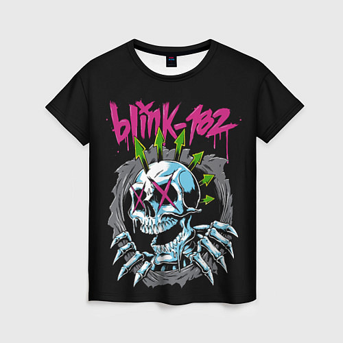 Женская футболка Blink 182 Блинк 182 / 3D-принт – фото 1