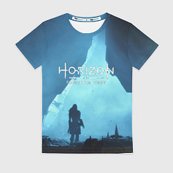 Футболка женская Horizon Forbidden West - таинственная неизвестност, цвет: 3D-принт