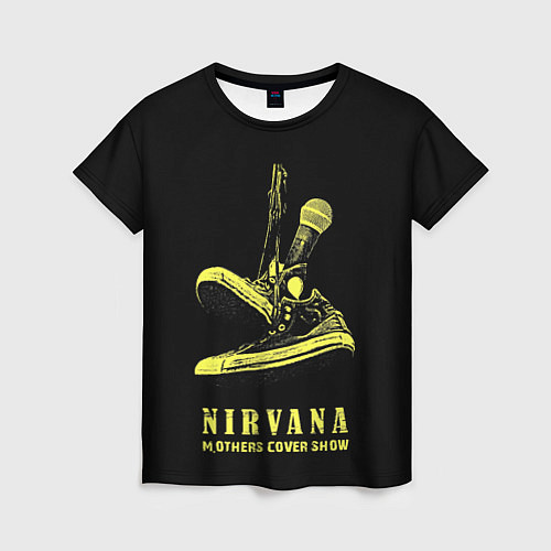 Женская футболка Nirvana Нирвана / 3D-принт – фото 1