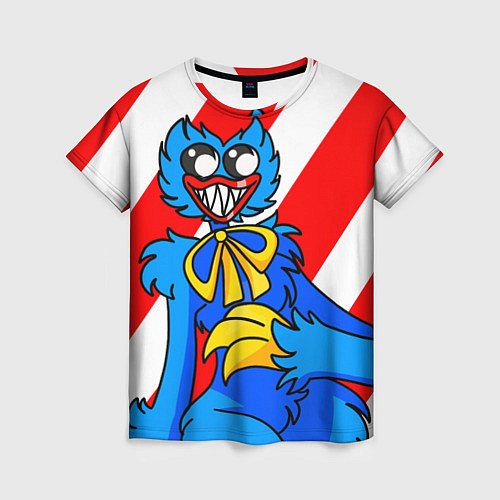 Женская футболка Хагги Вагги Телосложение девушки / 3D-принт – фото 1