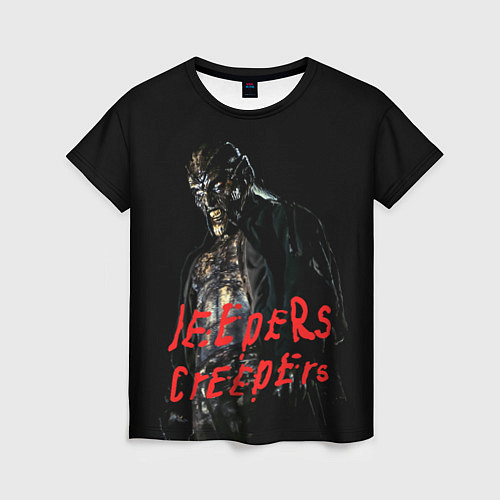 Женская футболка Джиперс Криперс - жуткий монстр / 3D-принт – фото 1